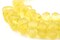 The Bead Chest Sunflower Yellow Faceted Recycled Java Sea Glass Beads - Full Strand of Faceted Bottle Glass Beads | Approximately 48 Beads